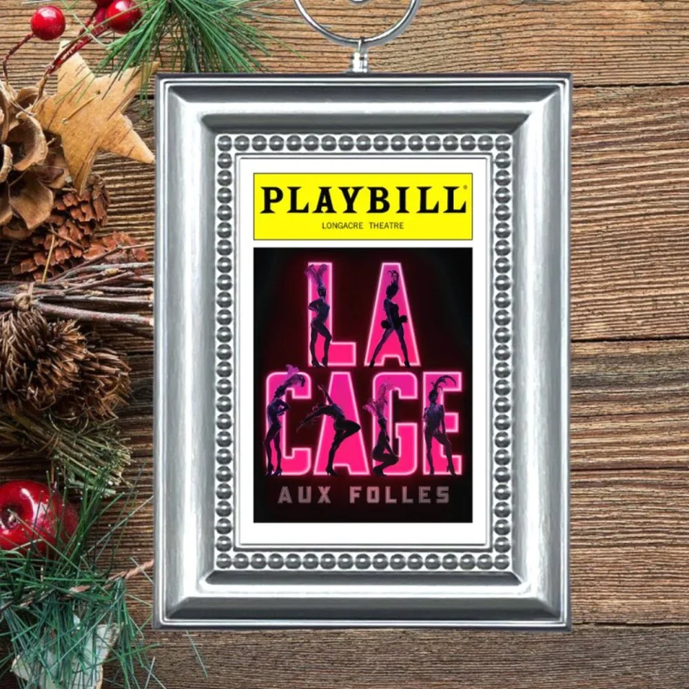 La Cage Aux Folles Broadway‎ Musical Playbill Christmas Tree Ornament